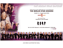 Tablet Screenshot of berlin-star-singers.de